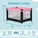 preview thumbnail 3 of 26, Dream On Me Zazzy Portable Playard with Bassinet