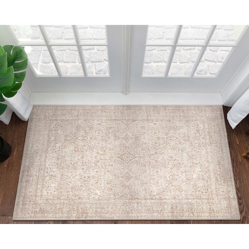 Well Woven Asha Isolde Vintage Oriental Flat-Weave Area Rug