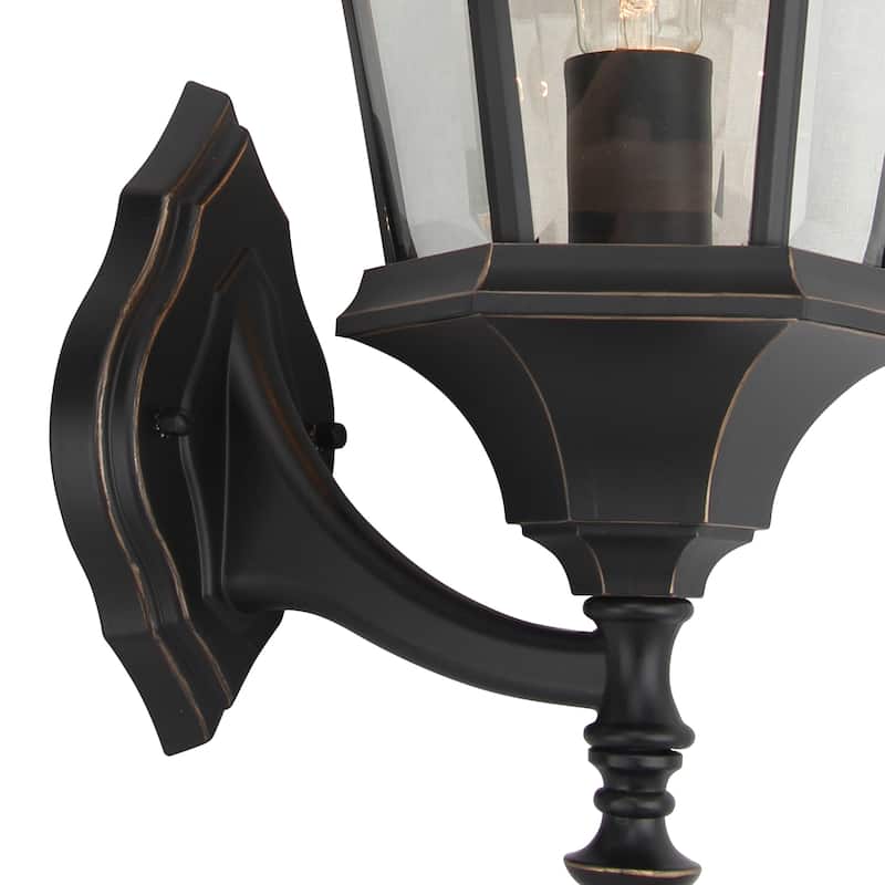 1 Light Outdoor Wall Lantern in Imperial Black