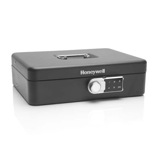 slide 2 of 2, Digital Tiered Cash Box with Touchpad Lock - Black
