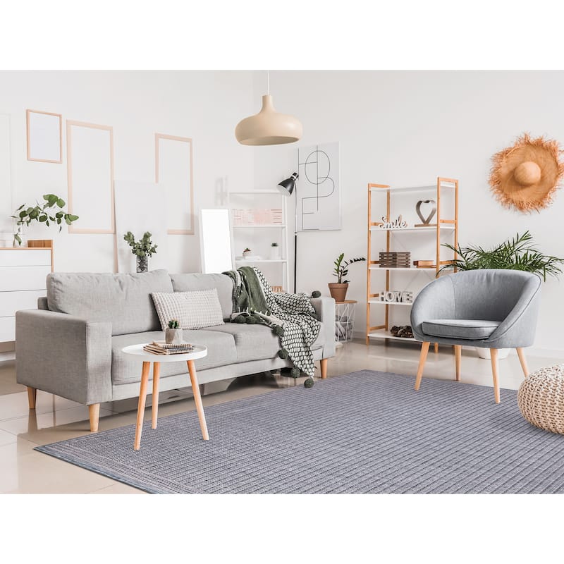 Liora Manne Malibu Simple Border Indoor/Outdoor Rug