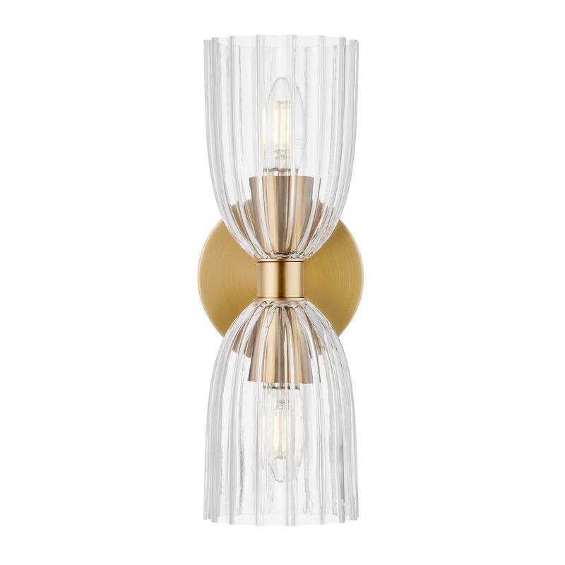 Bellevue SHWS77618 Meridian 2 Light 14" Tall Bathroom Sconce with