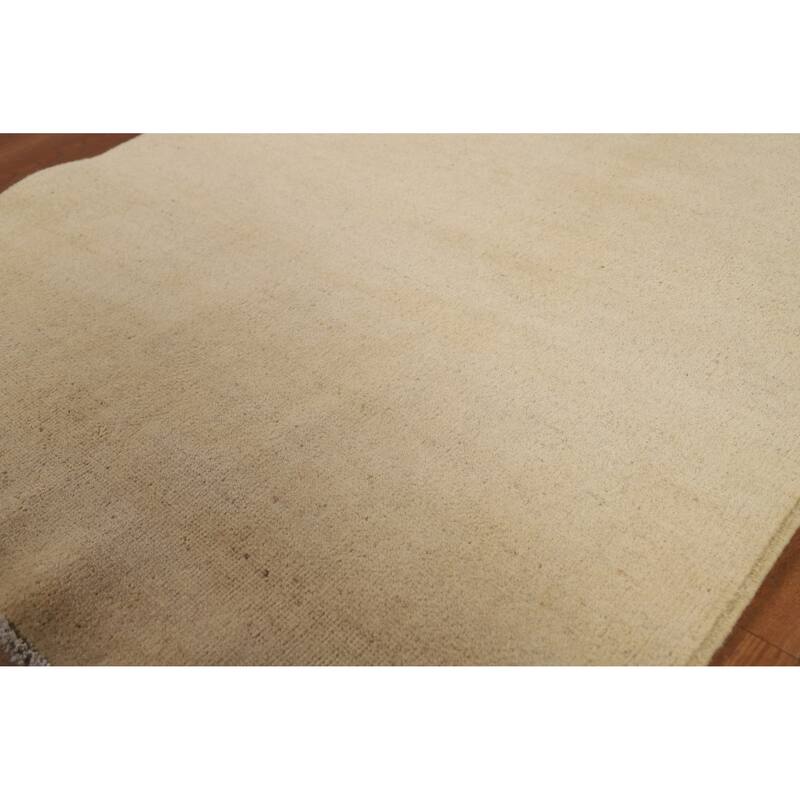 Modern Gabbeh Oriental Accent Rug Handmade Wool Carpet - 3'1" x 5'4"