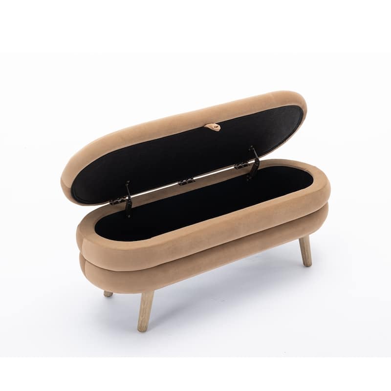 Storage Bench Bedroom Bench With Wood Legs