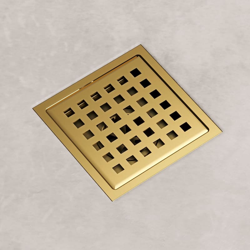 Vigo 16-1/2" Glass Bathroom Vessel Sink - Matte Brushed Gold
