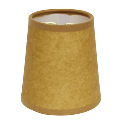 Hardback Chandelier Lampshade with Flame Clip, Oil (Set of 6)