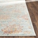 preview thumbnail 3 of 1, SAFAVIEH Sevilla Lital Traditional Oriental Viscose Rug - Light Blue/Multi - 4' x 5' 7"