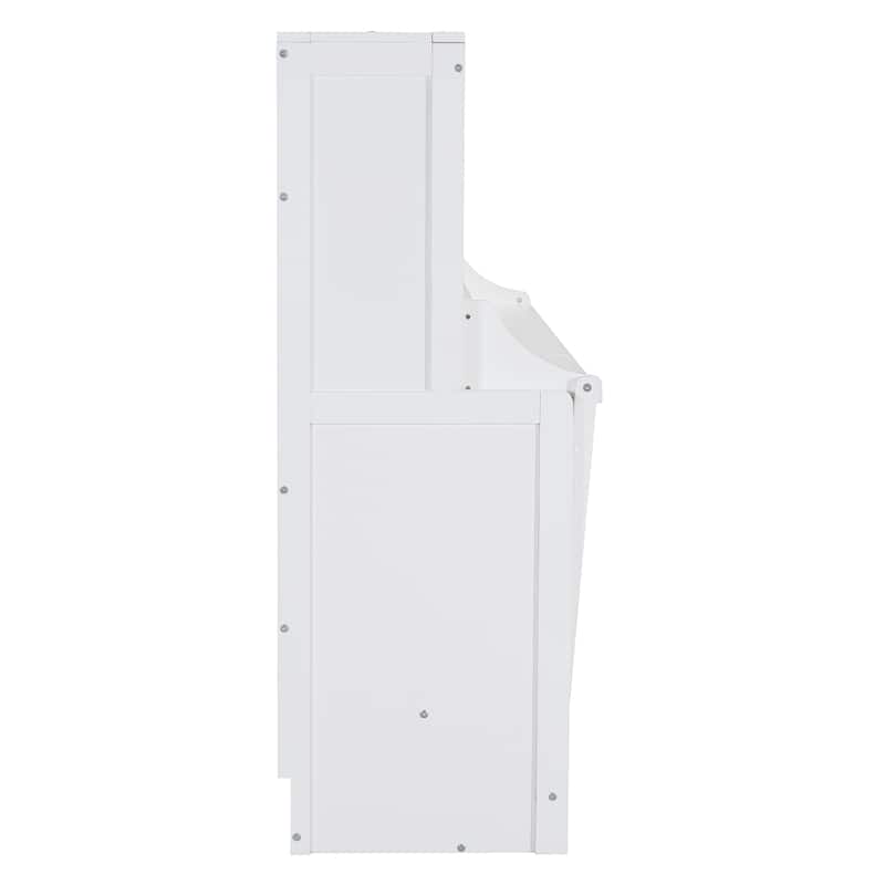 Murphy Bed with Hydraulic Lift & Desk Design