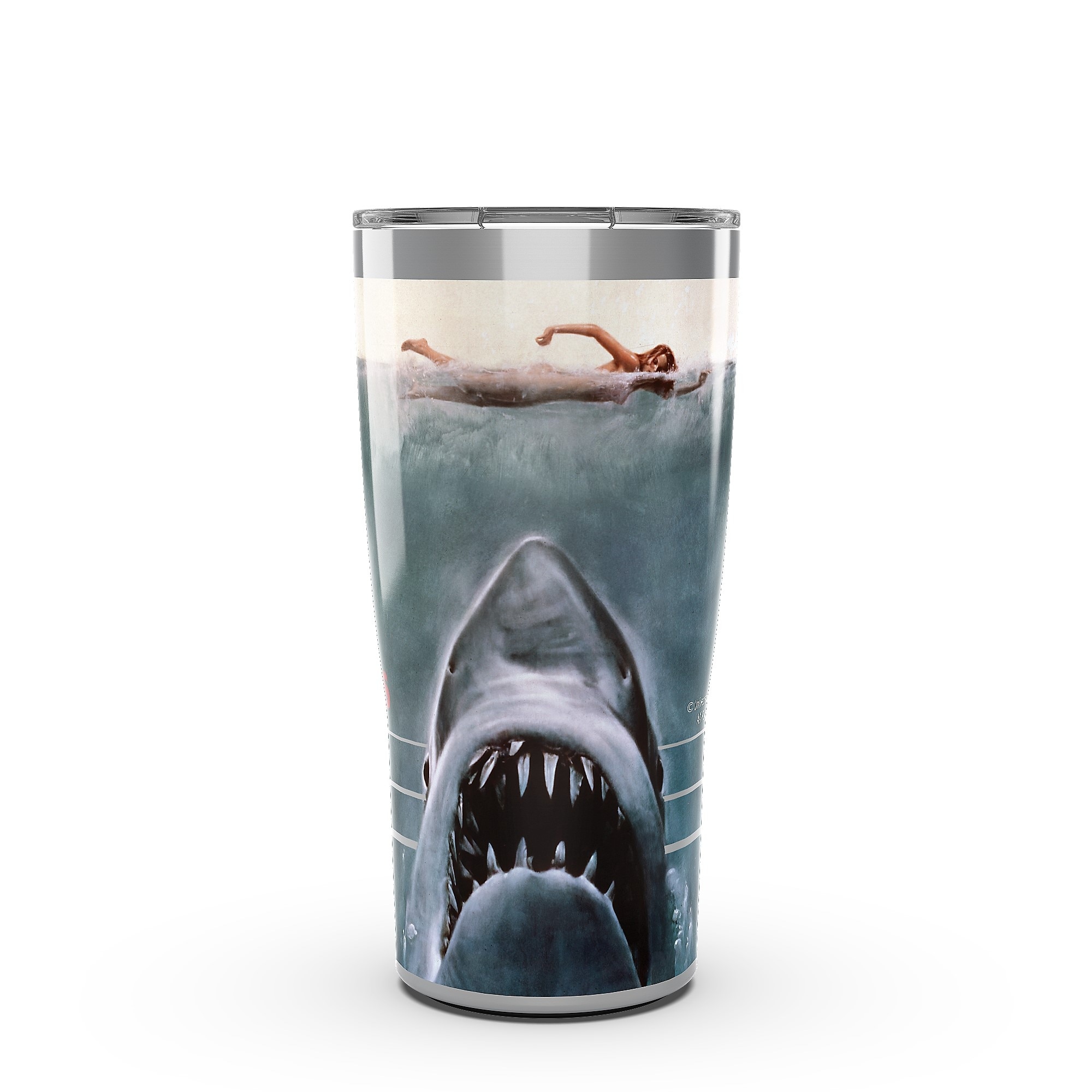 Tervis Traveler Universal Jaws Triple Walled Insulated Travel Tumbler, Stainless Steel - 20oz