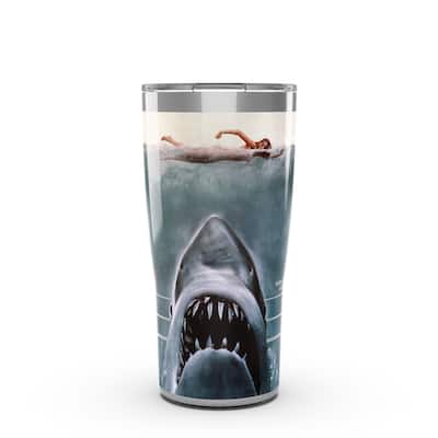 Tervis Traveler Universal Jaws Triple Walled Insulated Travel Tumbler, Stainless Steel - 20oz