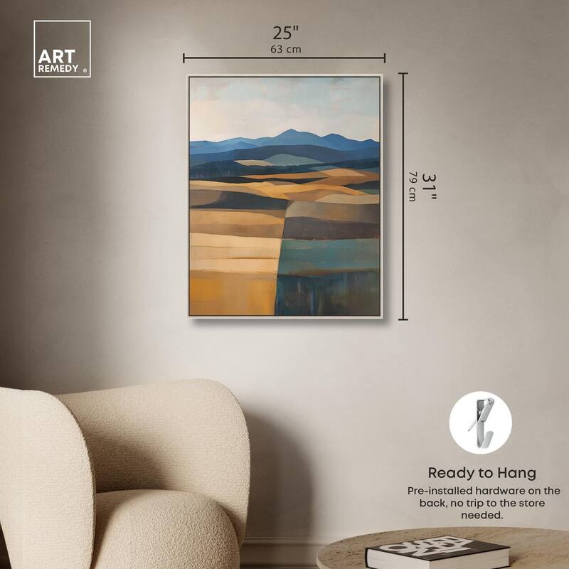 Clash of Shades Canvas by Art Remedy