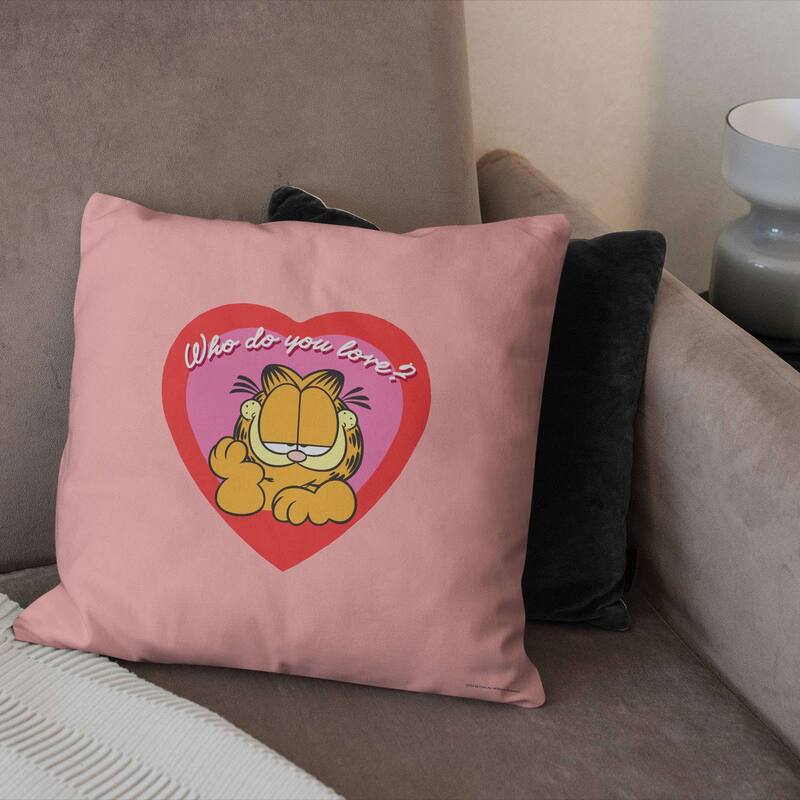 Nickelodeon Garfield Garf Love 18 Inch Throw Pillow