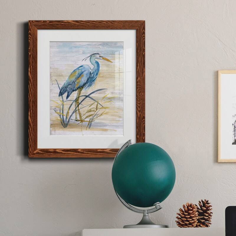Blue Heron I-Premium Framed Print - Ready to Hang