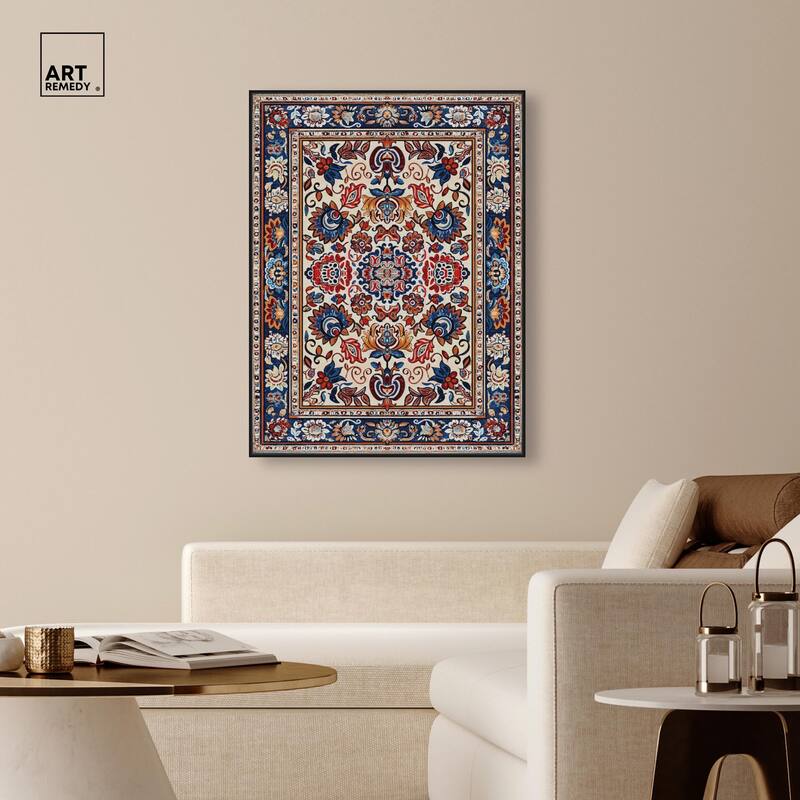 Morrocan Garden Canvas by Art Remedy