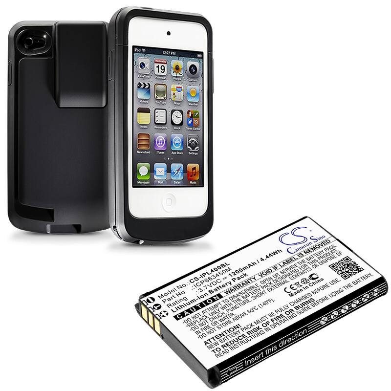 Battery for Infinite Peripherals Linea Pro 4 ICP663450M Barcode CS-IPL400BL - Black