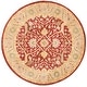 preview thumbnail 88 of 96, SAFAVIEH Handmade Antiquity Izora Traditional Oriental Wool Rug 3'6" Round - Rust - Round