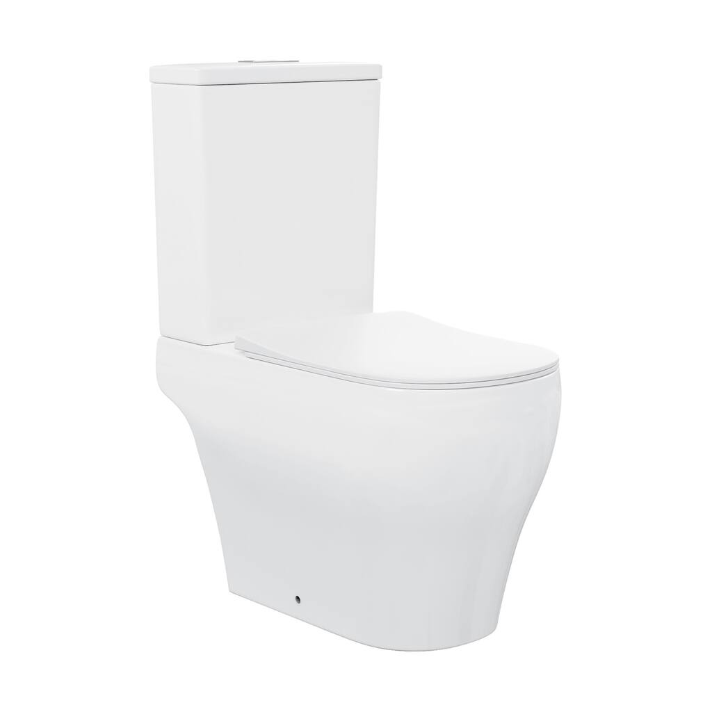 Swiss Madison SM-2T140 Lune 1.6 GPF Dual Flush Two Piece Elongated