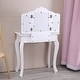 preview thumbnail 9 of 9, Kids Three-Fold Mirror Dressing Table Vanity Table Set