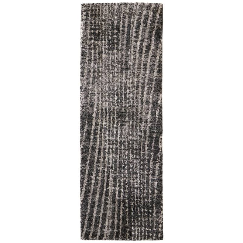 HomeRoots Abstract Industrial Rectangle Area Rug