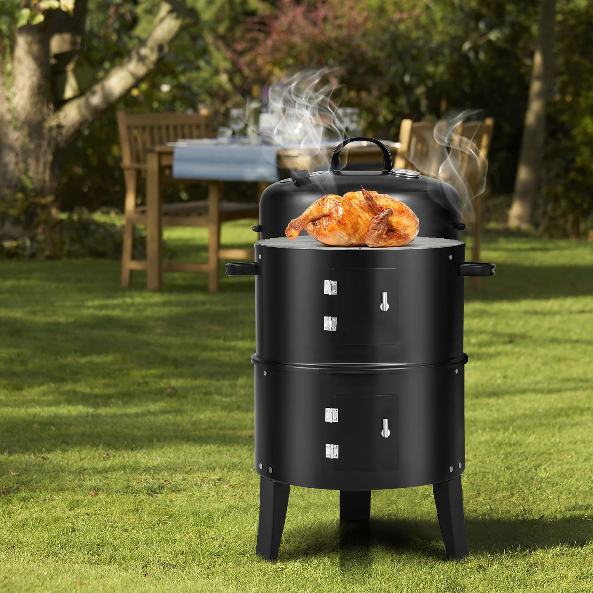 Bbq and smoker top