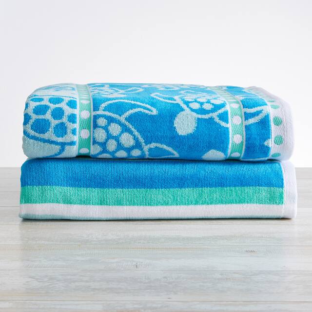 Luxurious Cotton Printed Beach Towel
