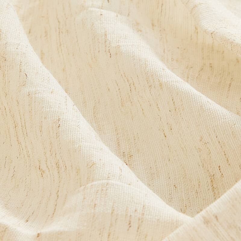 French Connection Charter Crushed Rod Pocket Window Curtain Pair