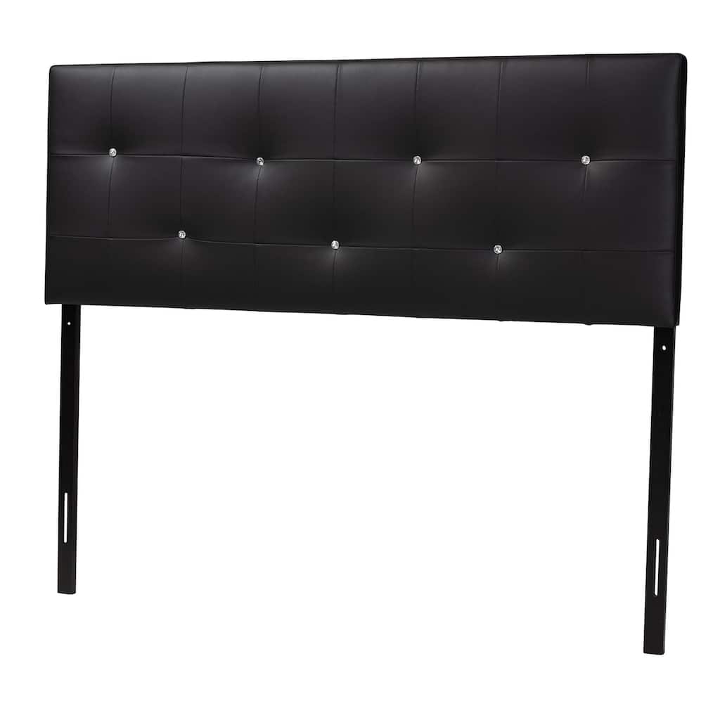 Silver Orchid Caillol Crystal Tufted Headboard