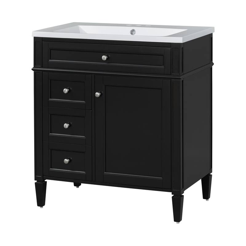 30" Bathroom Vanity with Ceramic Sink