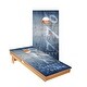 preview thumbnail 1 of 3, 1776 Blue Cornhole Boards NO Bags - Add Board Lights
