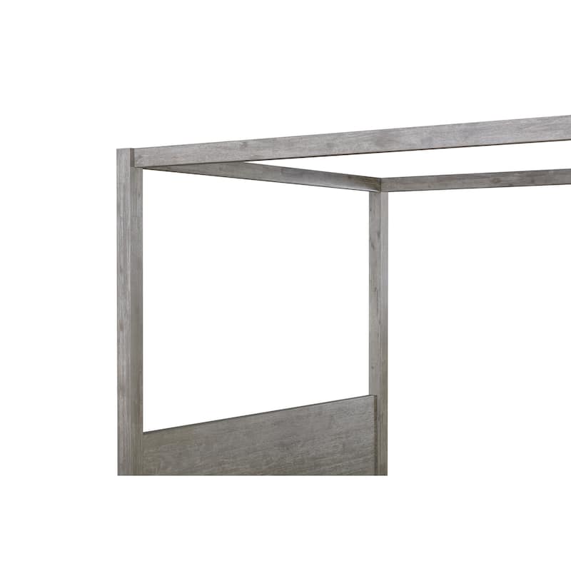 Melbourne Wood Canopy Bed in Mineral