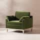 Option Olive Green Performance Velvet