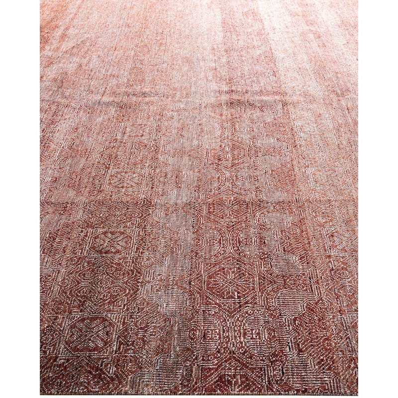 Gabbeh One-of-a-Kind Handmade Area Rug, Red - 9' 0" x 12' 1"
