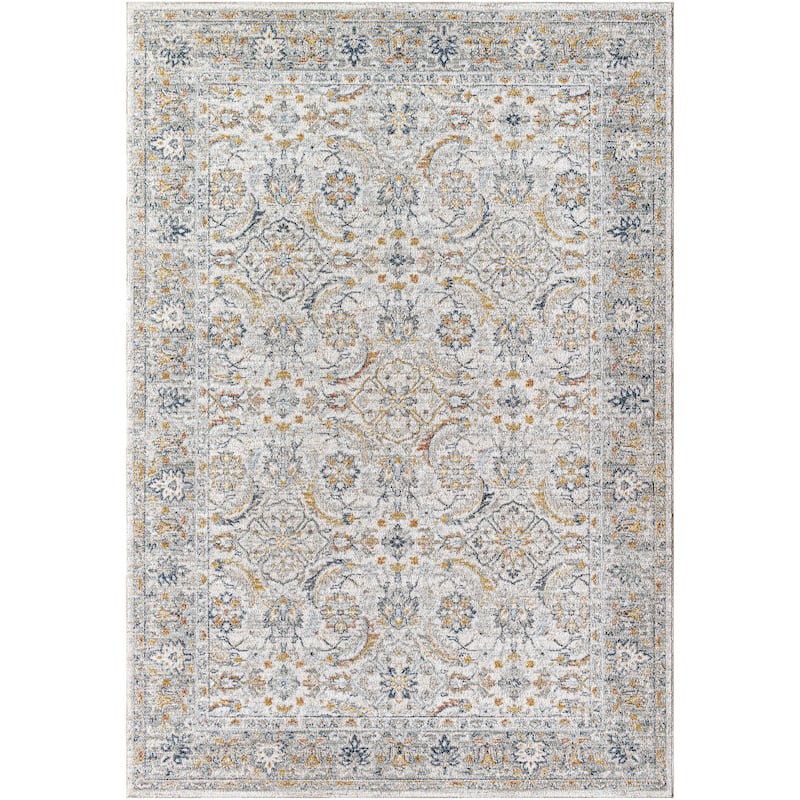 Livabliss Transitional Beckham Medallion Area Rug