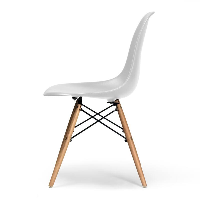 Paris-2 Side Chairs with Natural Legs (Set of 2)