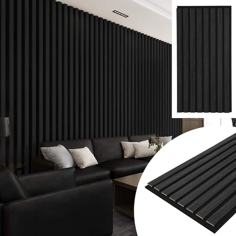 20pcs 24"x12" MDF Slat Wall Paneling Cover 40 Sq.Ft.