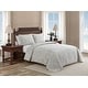preview thumbnail 2 of 10, Tommy Bahama Turtle Cove Cotton Reversible Grey Quilt Set
