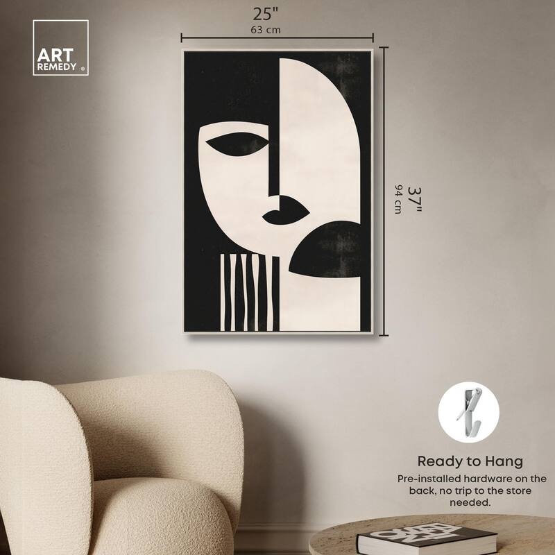 The Mask III Canvas by Art Remedy