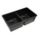 preview thumbnail 3 of 37, Lexicon Granite 32 Inch 50/50 Double Bowl Undermount Kitchen Sink Kit