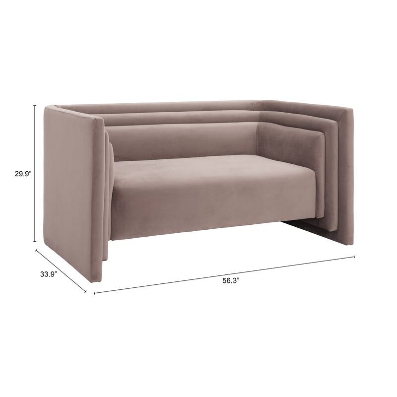 Trippel Loveseat Taupe