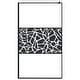 preview thumbnail 62 of 71, vidaXL Walk-in Shower Wall multi size Half Frosted ESG Glass Black
