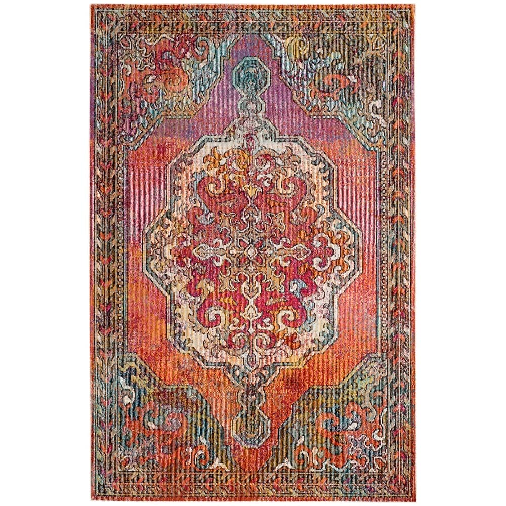 SAFAVIEH Crystal Petronela Vintage Boho Oriental Rug