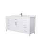 preview thumbnail 23 of 48, Beckett 66 Inch Single Vanity, Cultured Marble Top