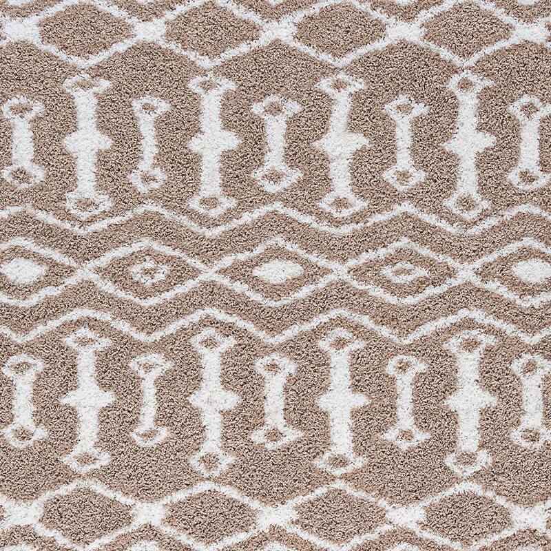 Joy Shag Mediterranean Geometric Indoor Area Rug