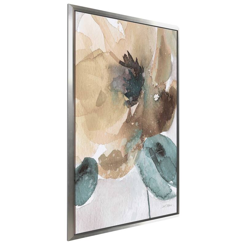"Watercolor Poppy II" by Carol Robinson Print on Floating Canvas