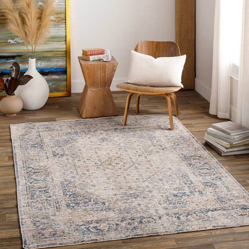 Artistic Weavers Marth Traditional Area Rug - 12' x 15' - Blue/Grey