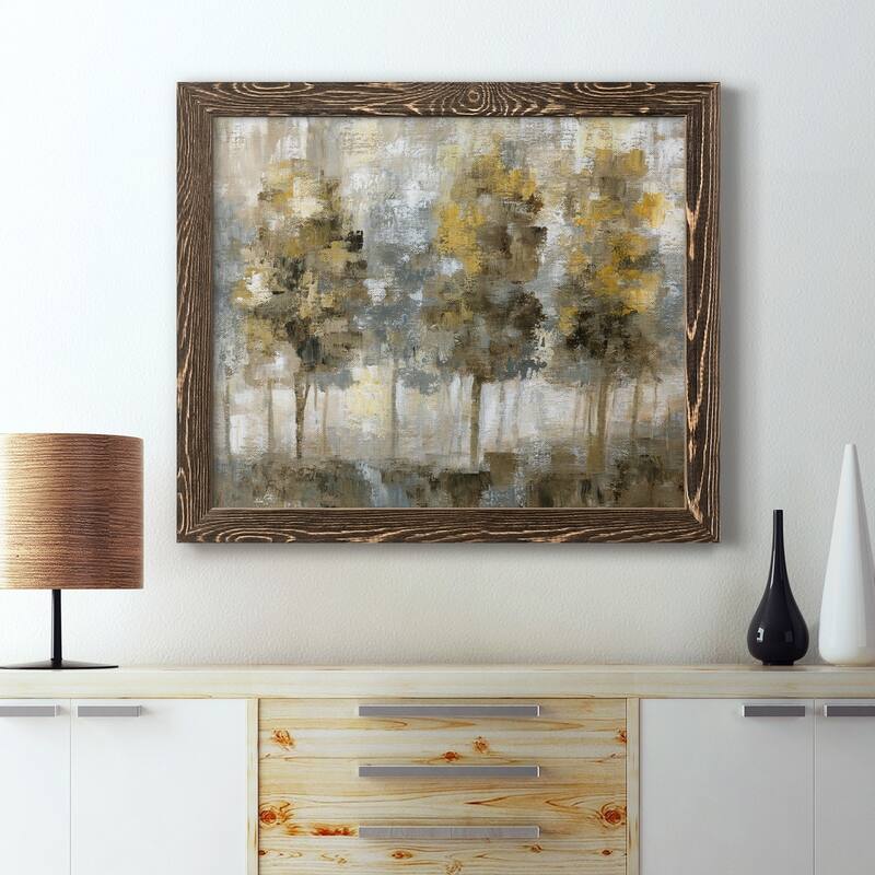 Linen Trees-Premium Framed Canvas - Ready to Hang