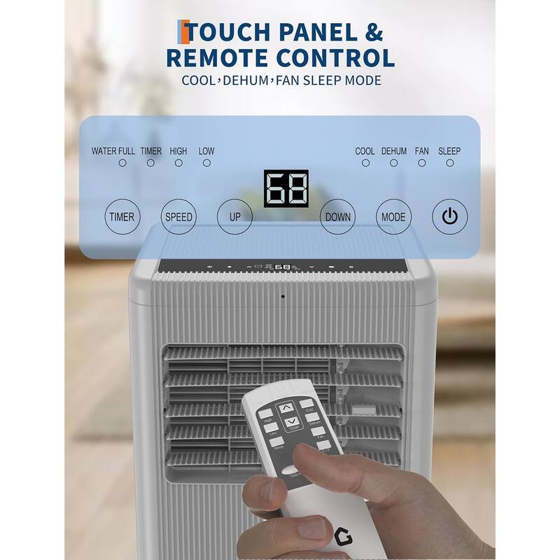 Portable Air Conditioner for Indoor Rooms, 3-In-1 AC Unit for Bedroom