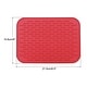 preview thumbnail 9 of 7, Silicone Dish Drying Mat, 8.5"x6" Under Sink Drain Pad Heat Resistant - 8.5 x 6 x 0.24 inch Red