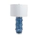 preview thumbnail 19 of 19, Glass Bubble Table Lamp with Crystal Accents and Cylinder Base