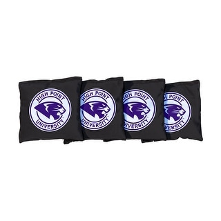 High Point University Black Cornhole Bags